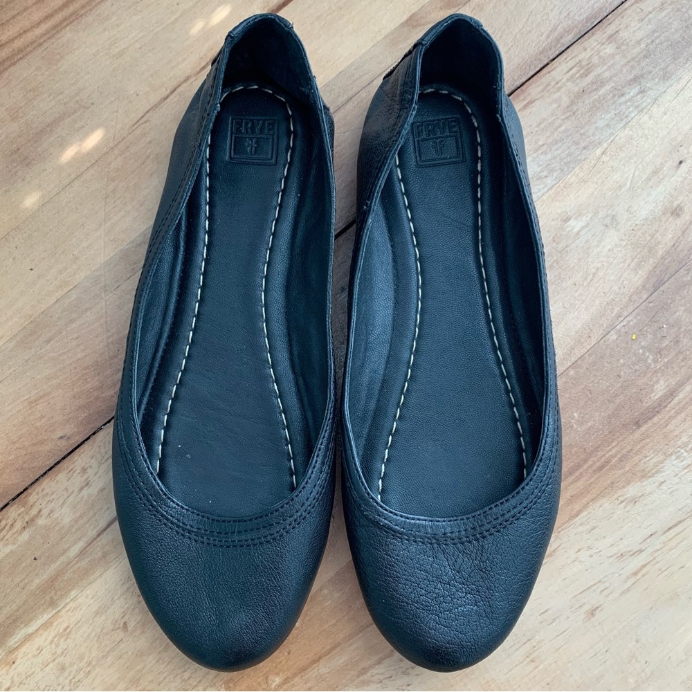 Frye Carson Leather Ballet Flats